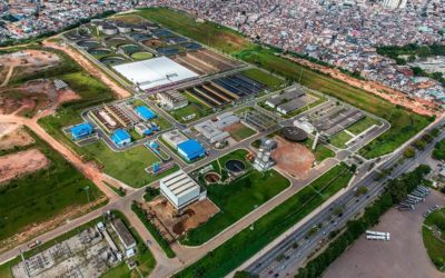 參訪巴西聖保羅市 Aquapolo Ambiental 污水回收處理廠